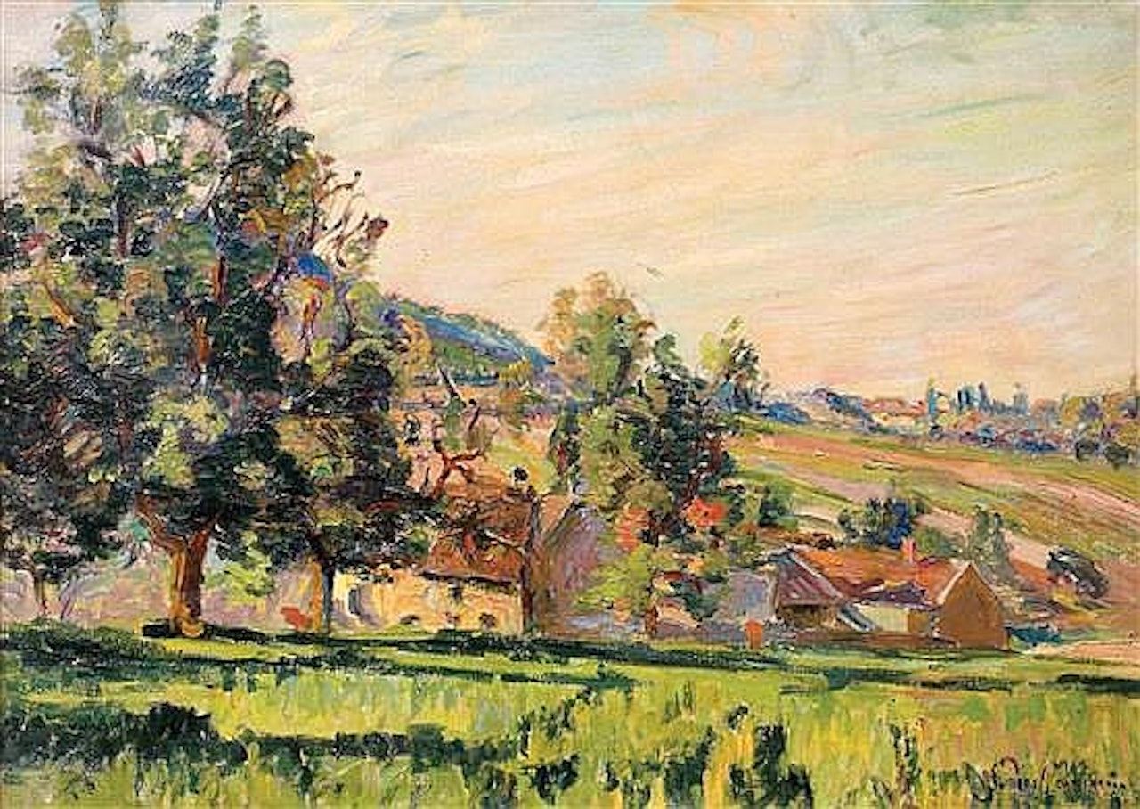 Paysage, Damiette Sur Oise by Armand Guillaumin