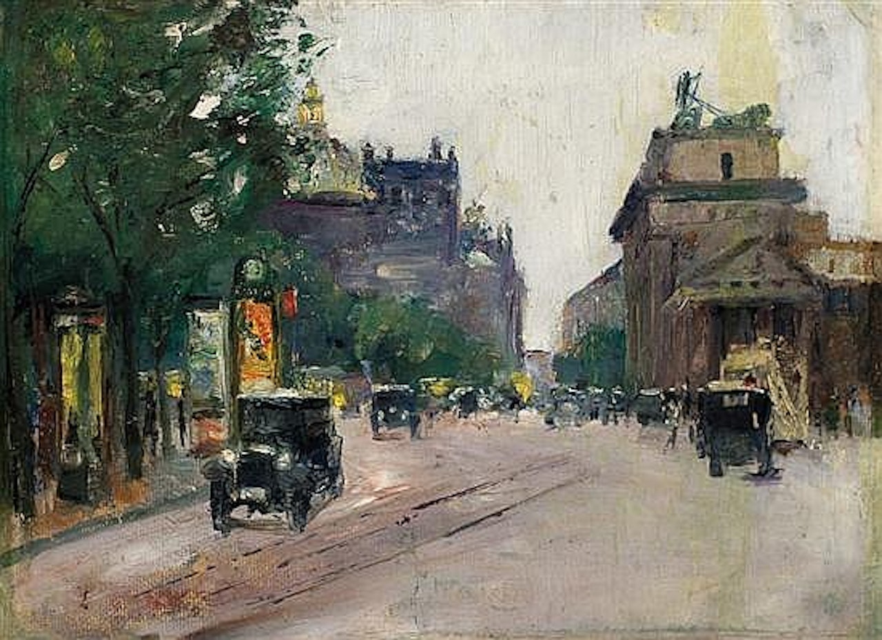Brandenburg Gate by Lesser Ury