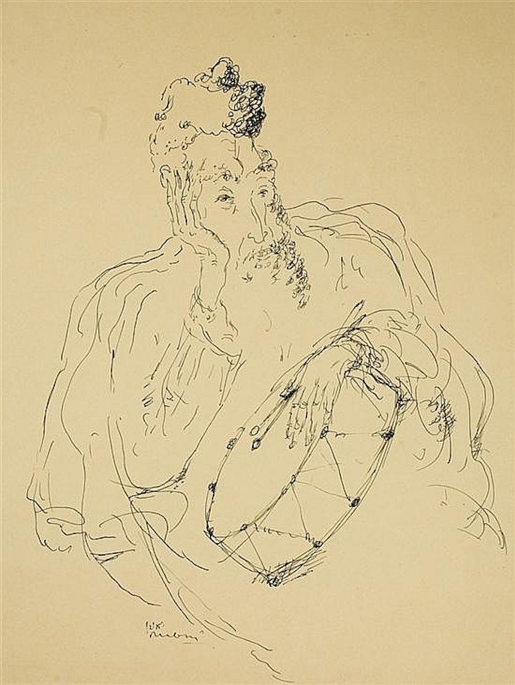 Drummer by Reuven Rubin