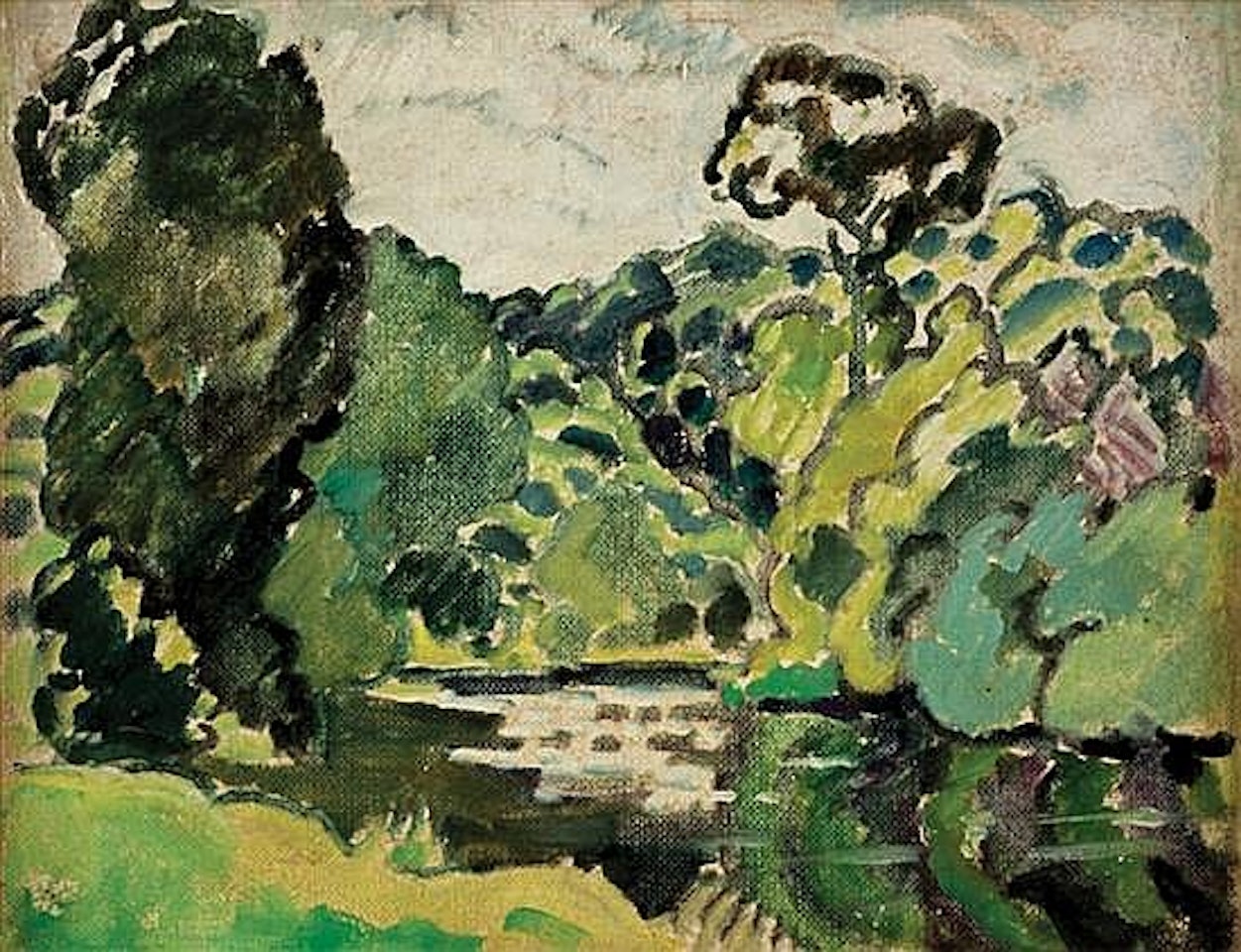 Le bois de Boulogne by Louis Valtat