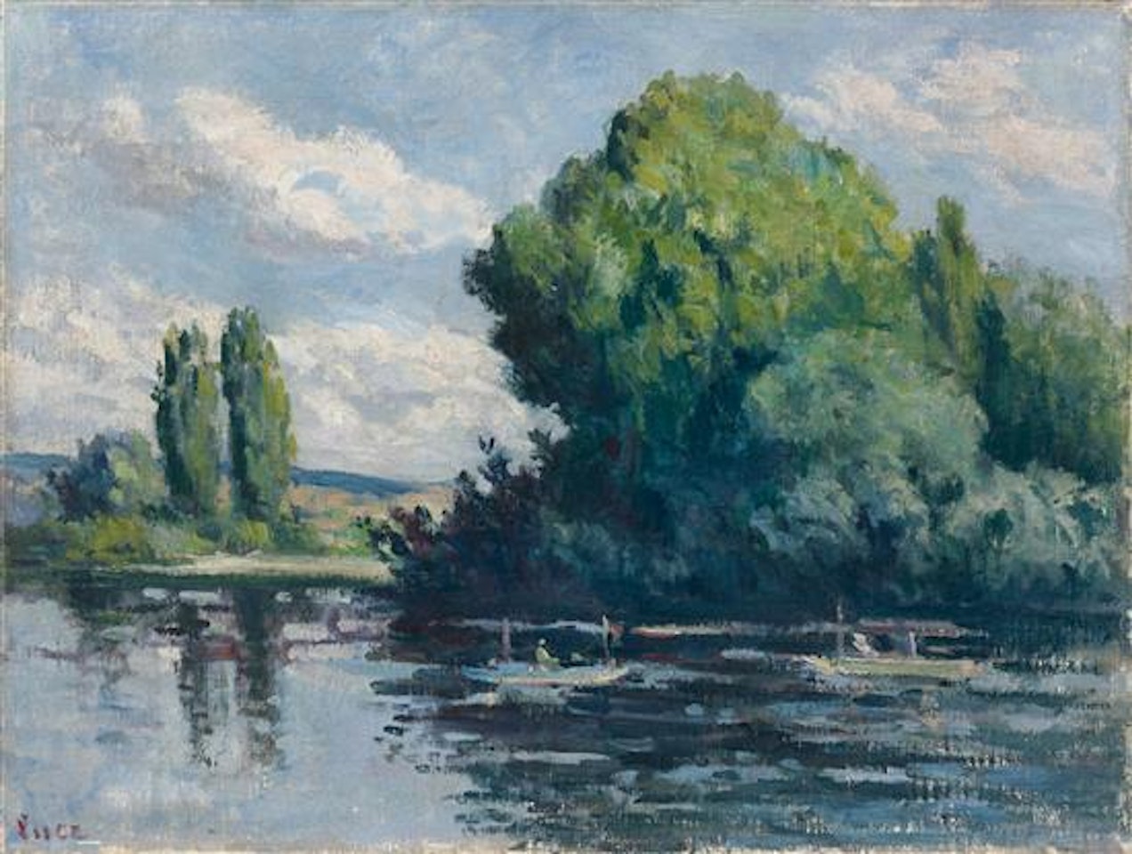 Landscape by Maximilien Luce