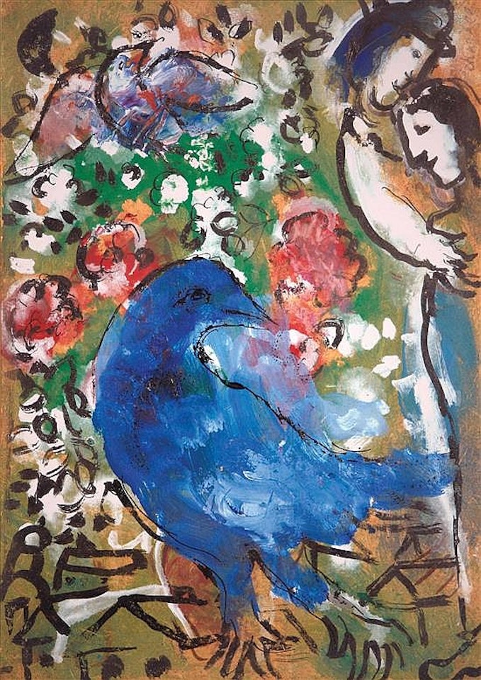 L"oiseau bleu by Marc Chagall