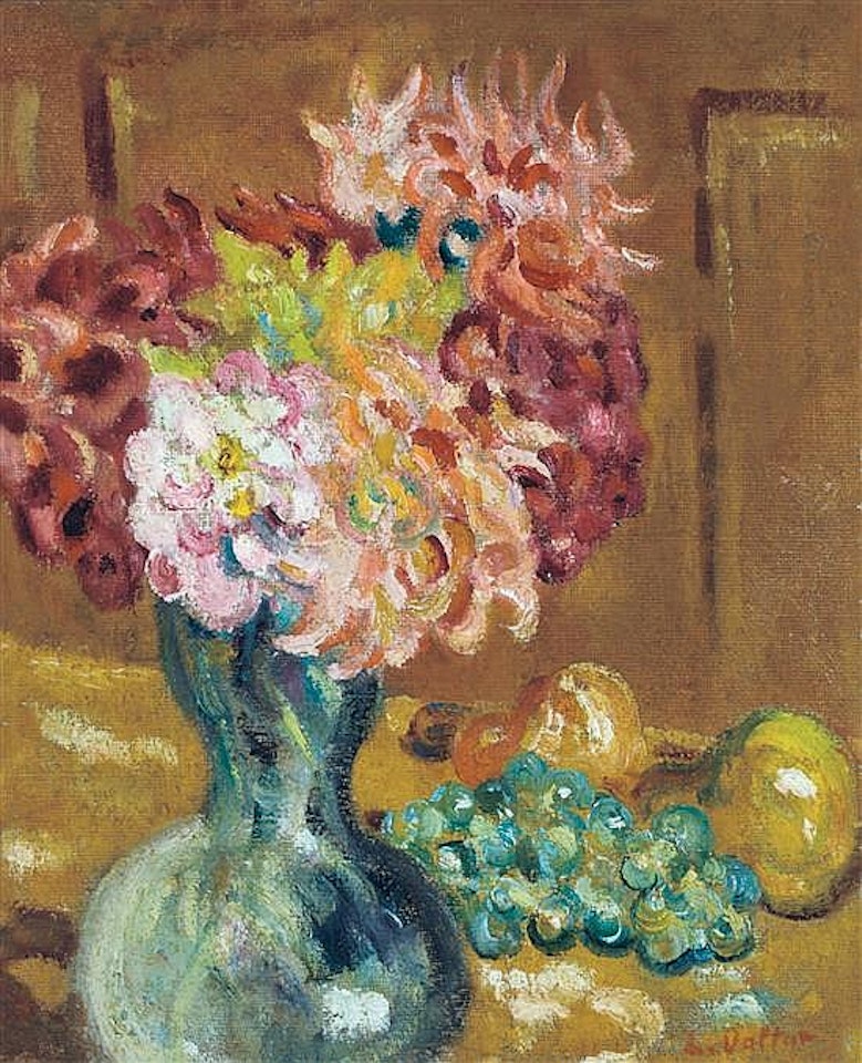 Vase de chrysanthèmes by Louis Valtat