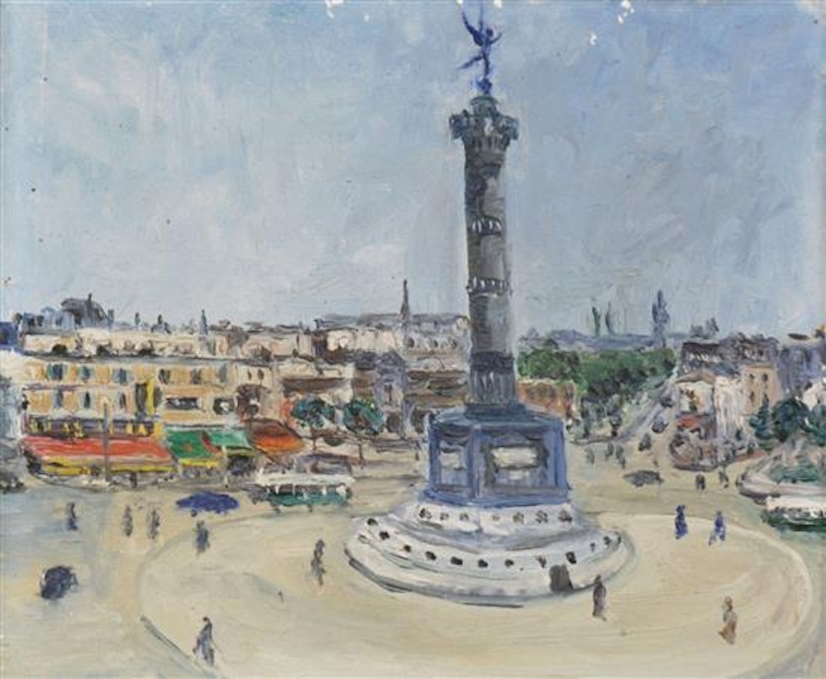 Place de la Bastille, Paris by French School