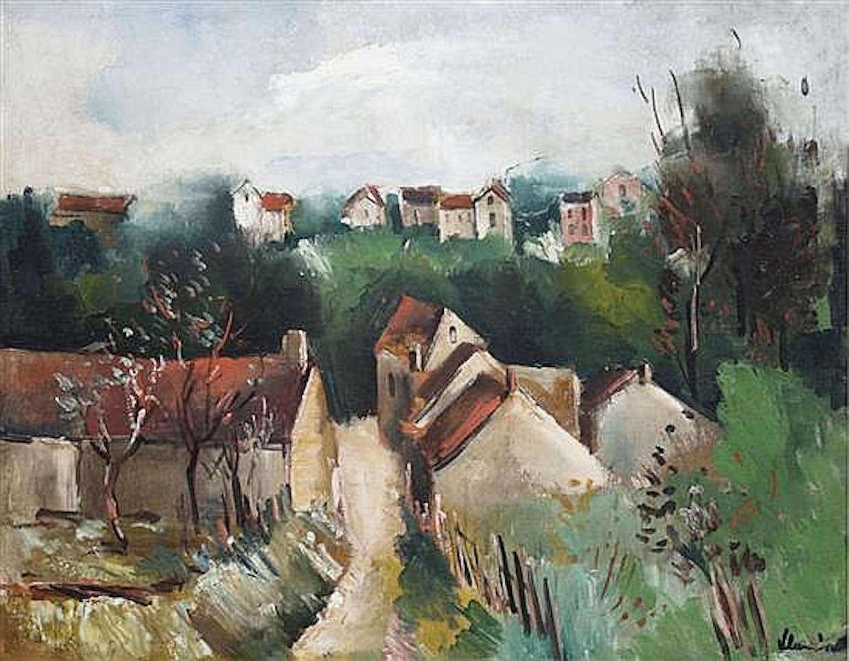Paysage de Valmondois by Maurice de Vlaminck