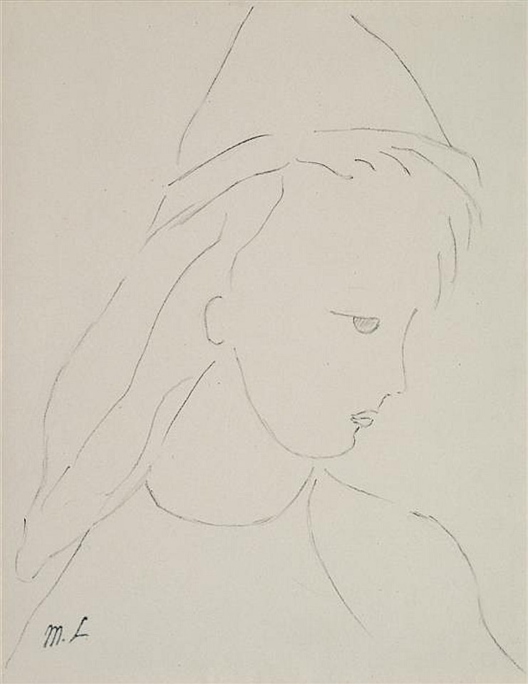 Jeune fille by Marie Laurencin