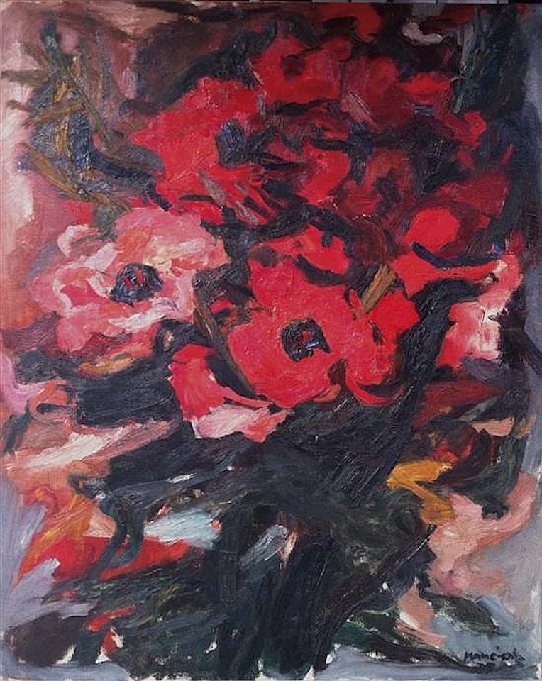 Vase of flowers by Emmanuel Mané-Katz