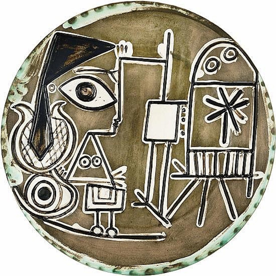 Jacqueline au chevalet by Pablo Picasso