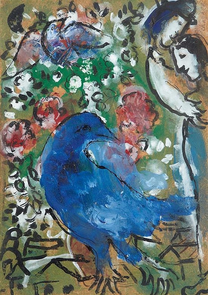 L"oiseau bleu by Marc Chagall