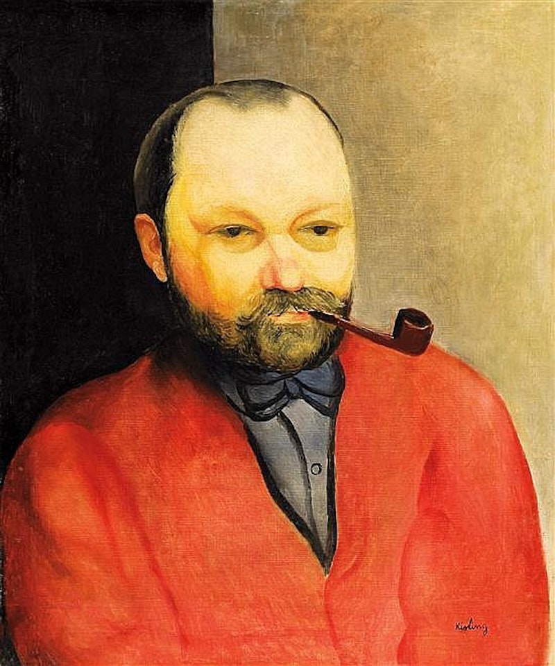 L"homme a la pipe by Moïse Kisling