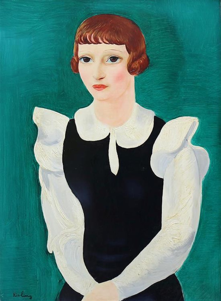 Portrait de jeune femme by Moïse Kisling