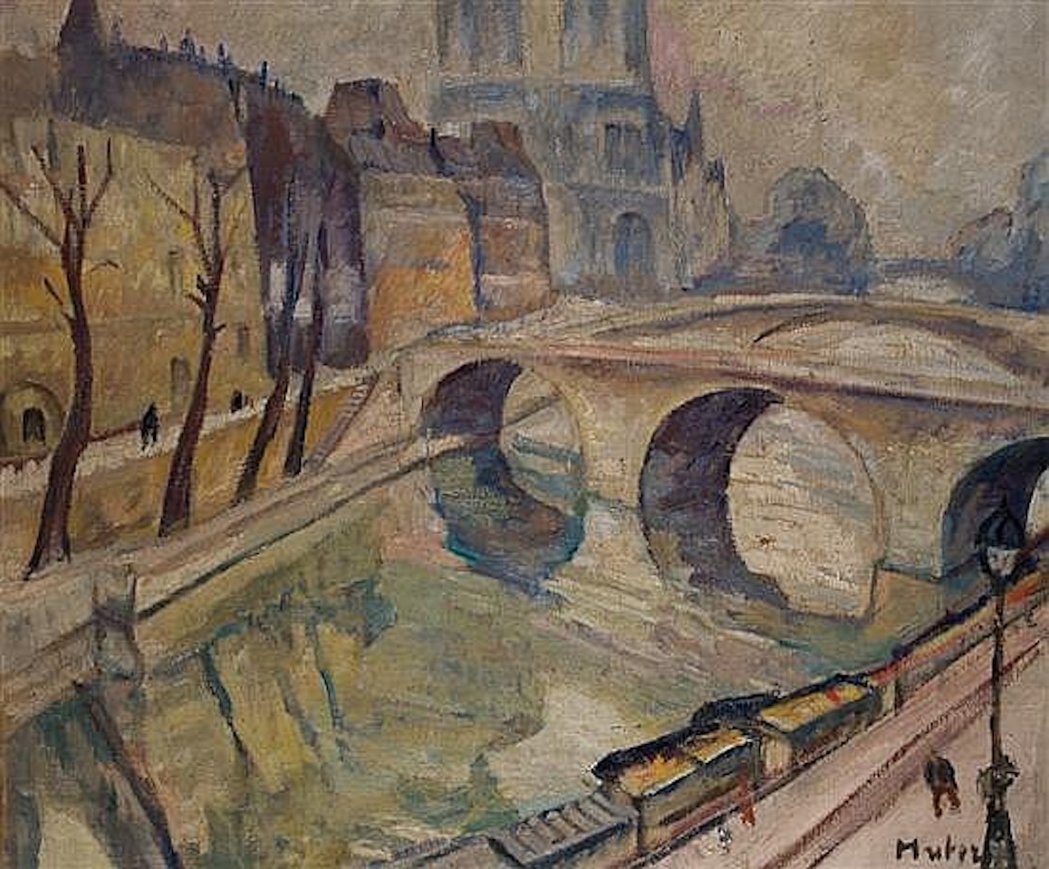Le Pont St Michel, Paris, by Mela Muter