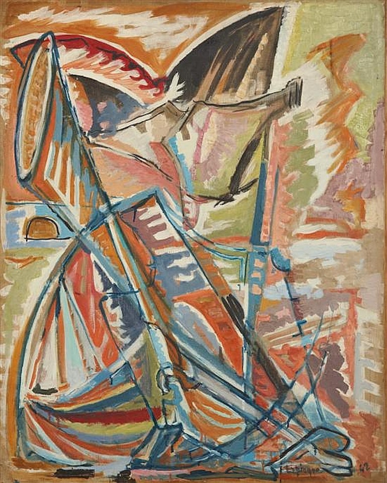 Recrue rejoignant son rיgiment by Charles Lapicque
