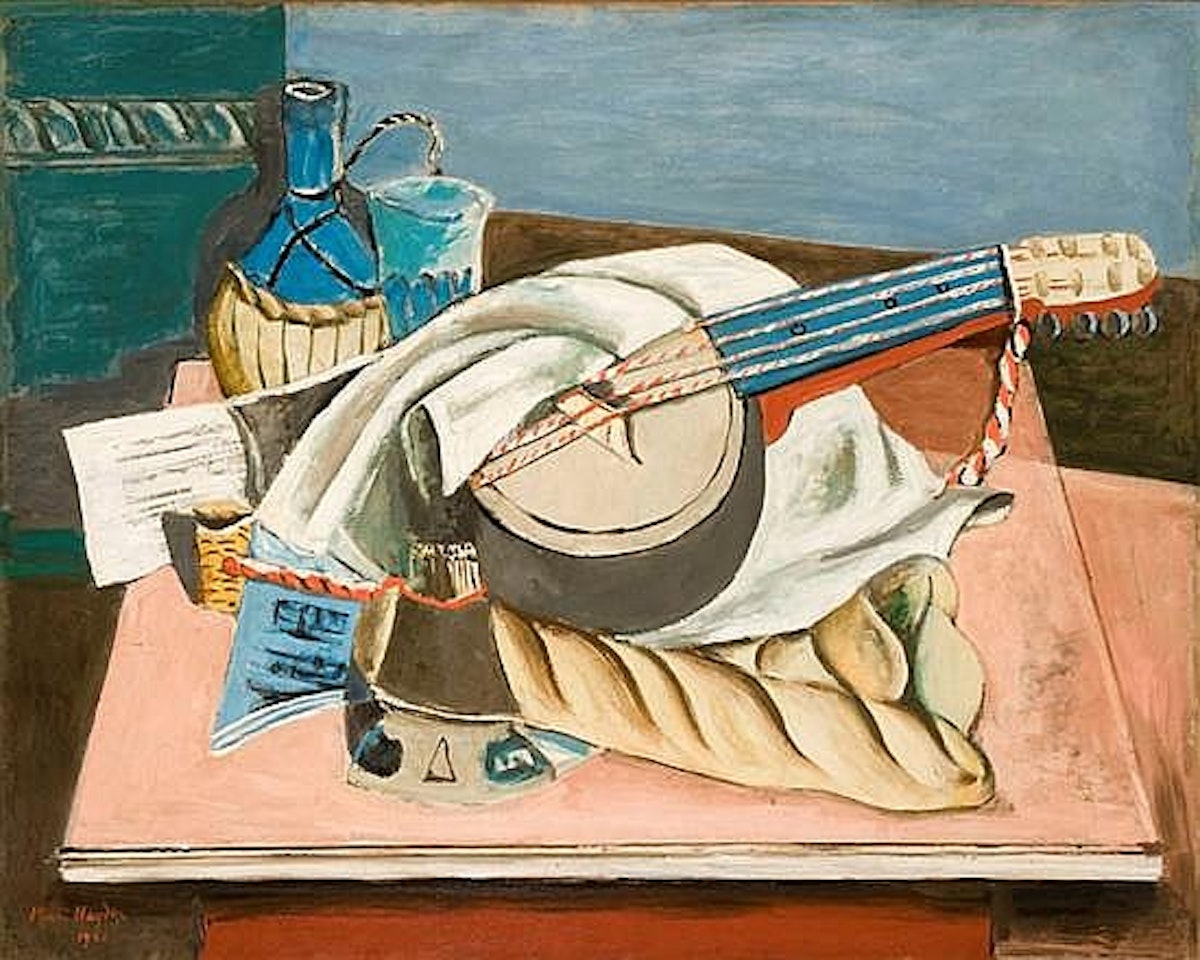 Nature morte avec mandoline by Henri Hayden