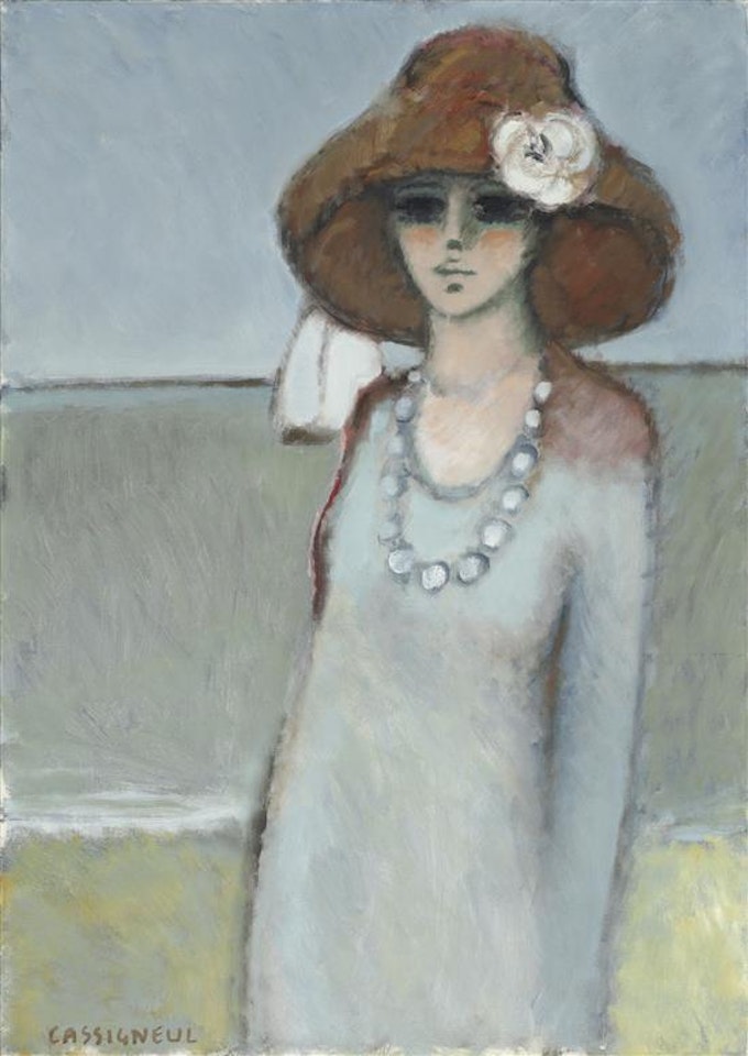 On the beach by Jean-Pierre Cassigneul