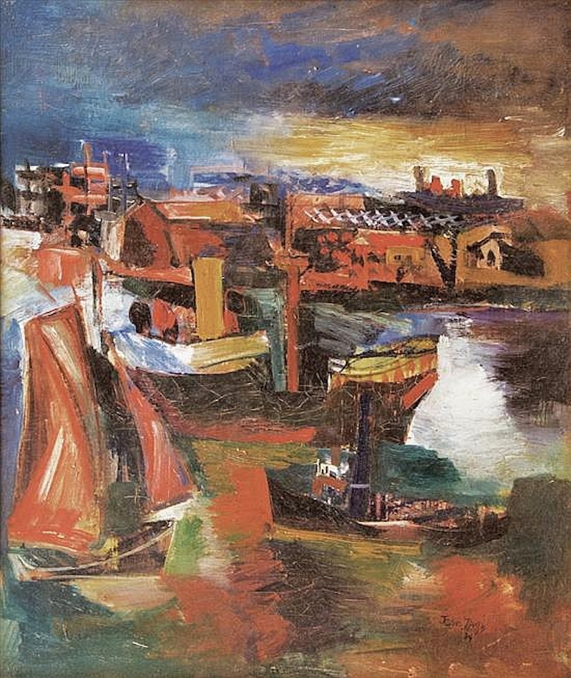 Le port by Jean Dufy