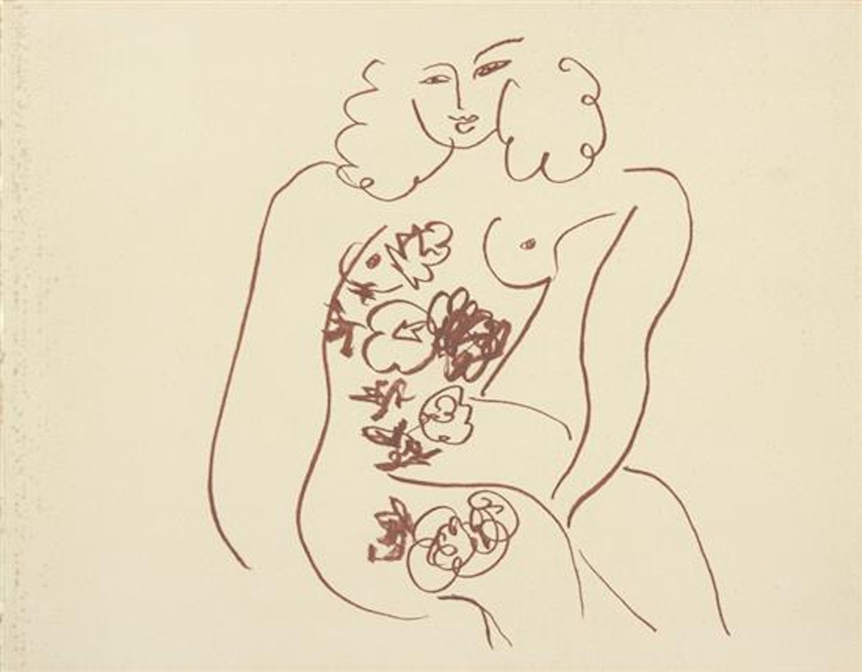 Florilege des Amours de Ronsard, pl. 110 by Henri Matisse