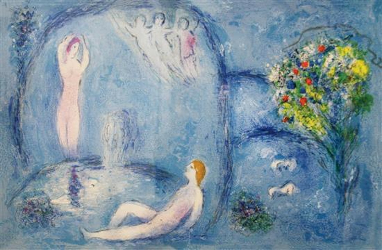 The Nymphs" Cave (from Daphnis and Chloe) by Marc Chagall