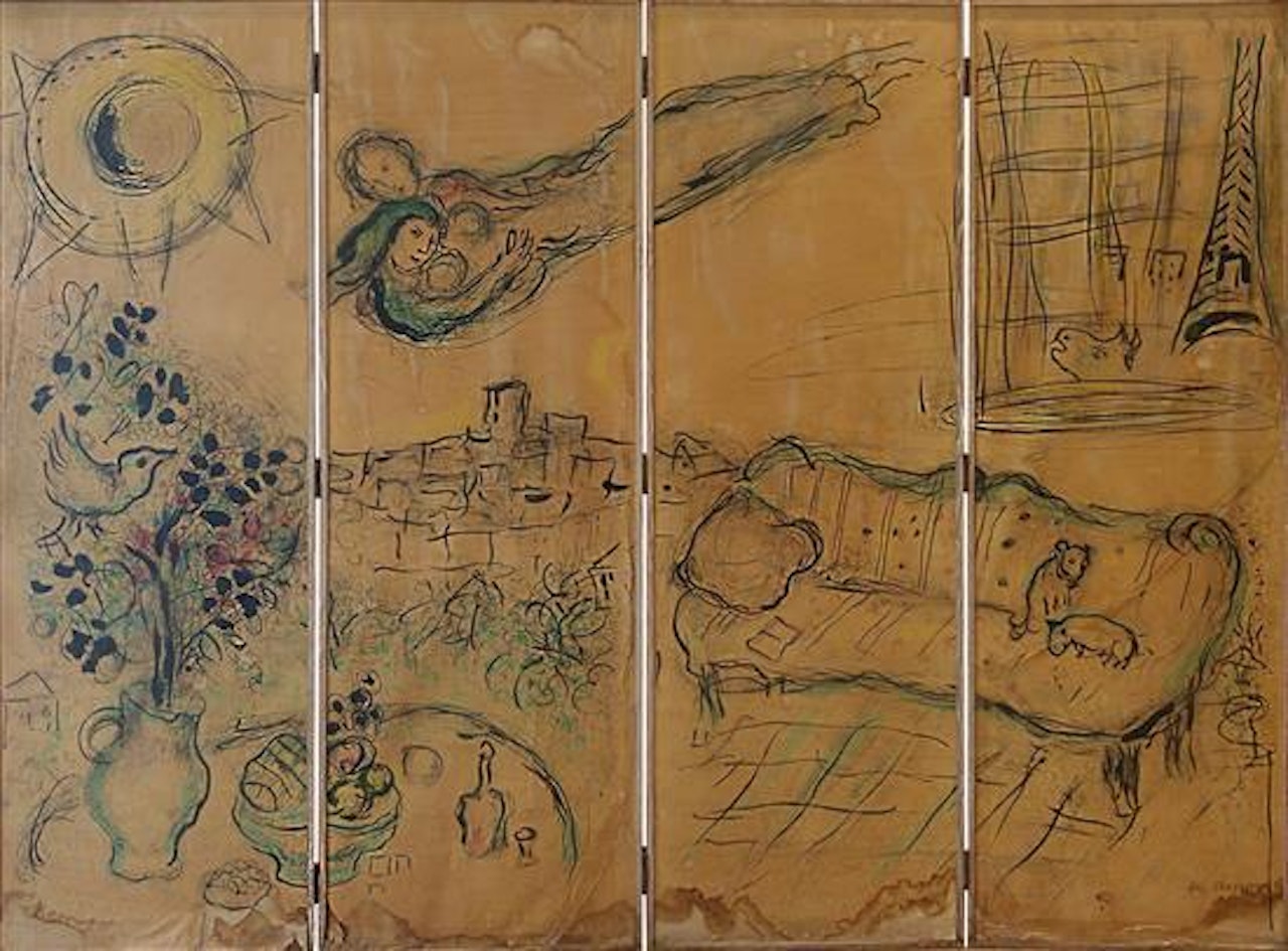 Paravant, Paris by Marc Chagall