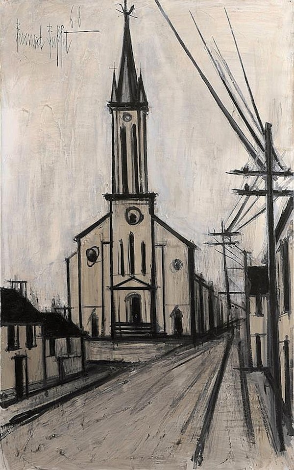 L"Eglise d"Ansauville by Bernard Buffet