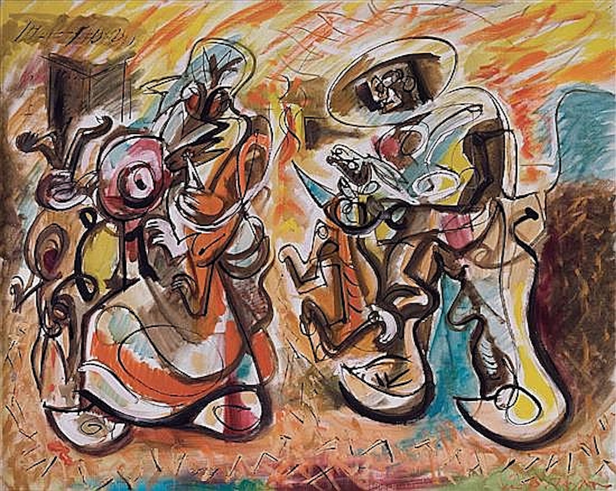 Le tueurs de lapins by André Masson