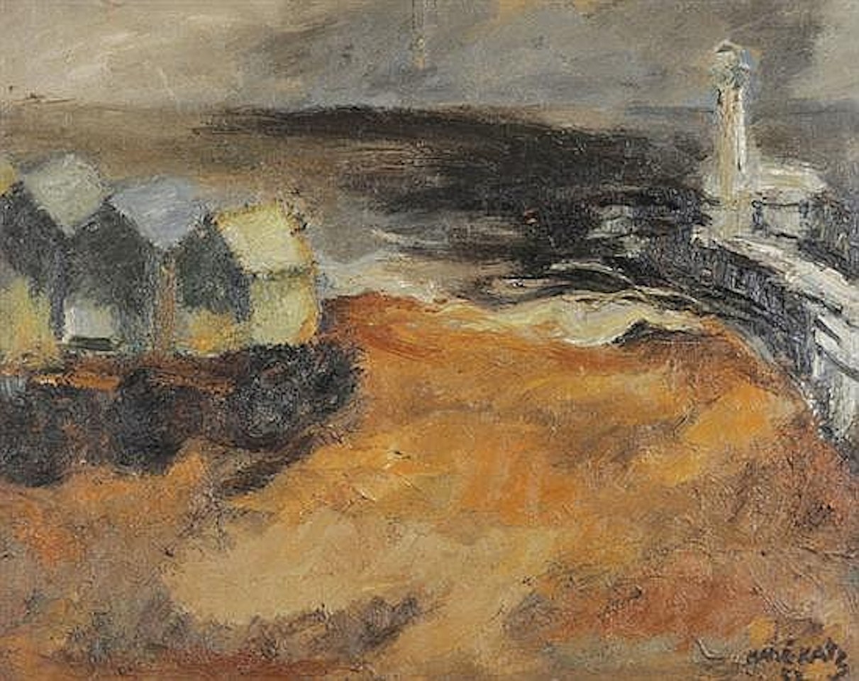 Beach in Brittany by Emmanuel Mané-Katz