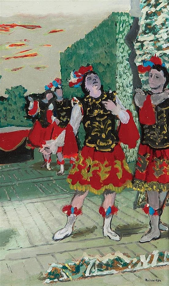 Le ballet - Louis XIV by Maurice Brianchon