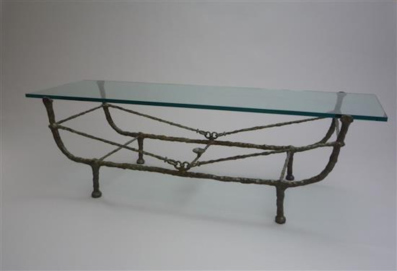 Table berceau, first version by Diego Giacometti