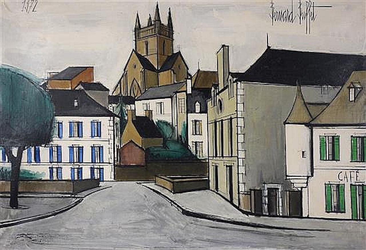 Quimperlé (Morbihan) by Bernard Buffet