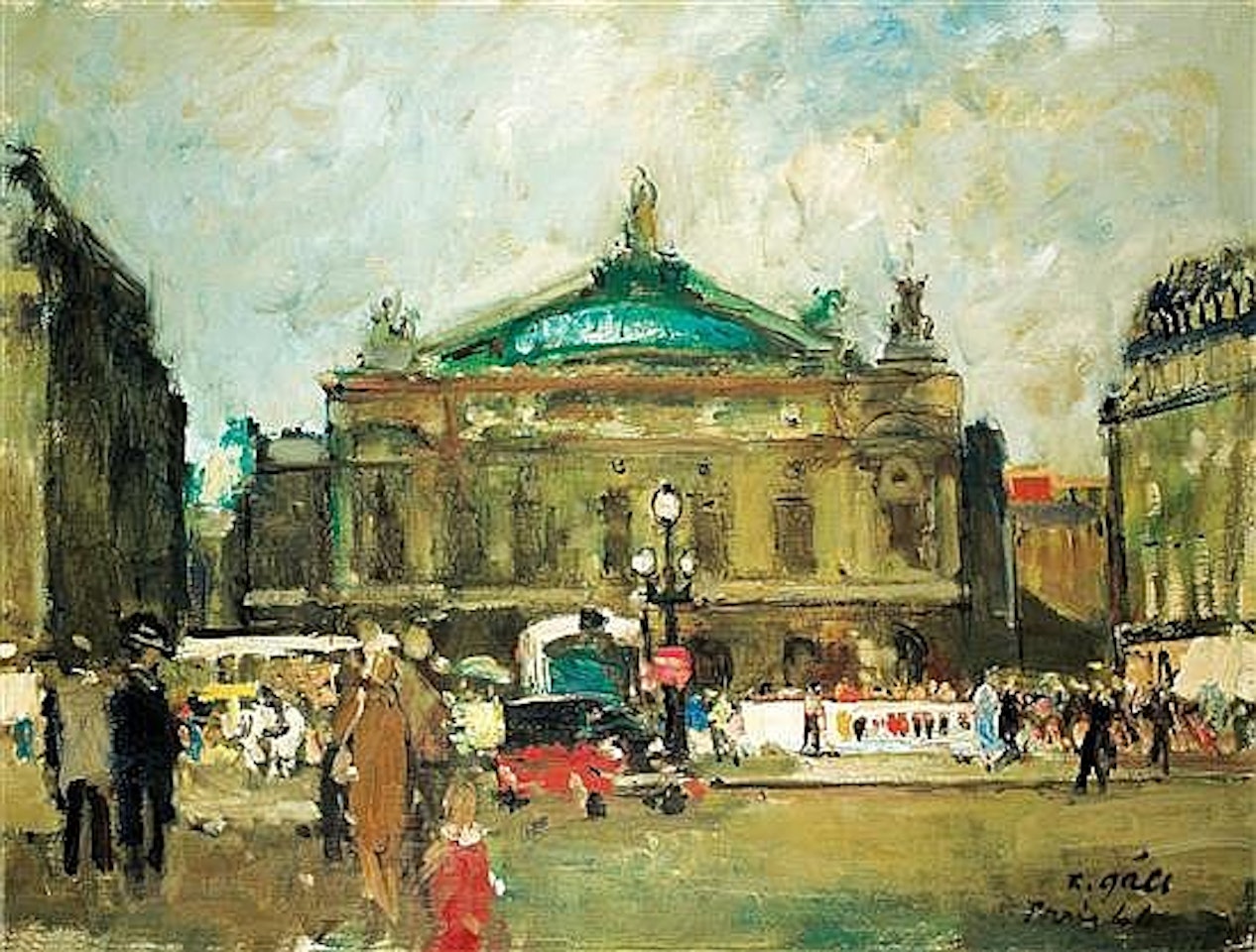 Place de l"opera by François Gall