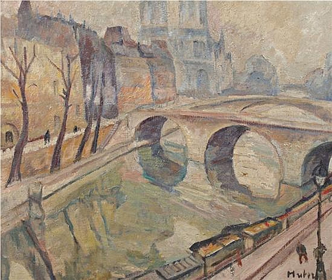 Le Pont St. Michel, Paris, by Mela Muter