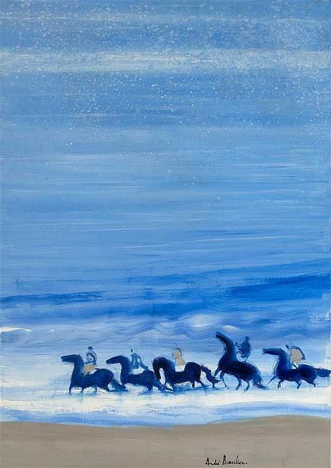 Cavalcade dans les flots by André Brasilier