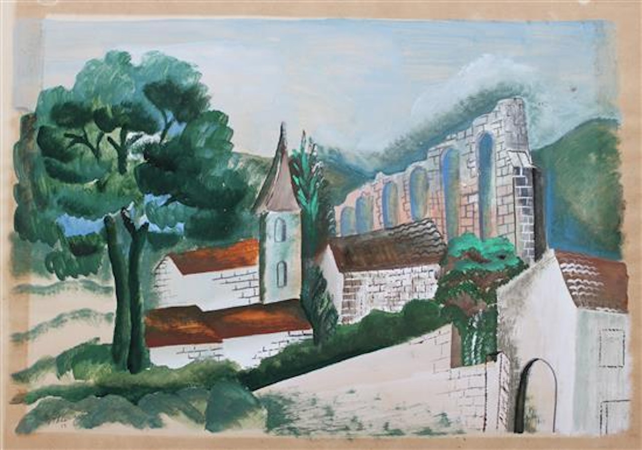 Landscape by Ossip Zadkine