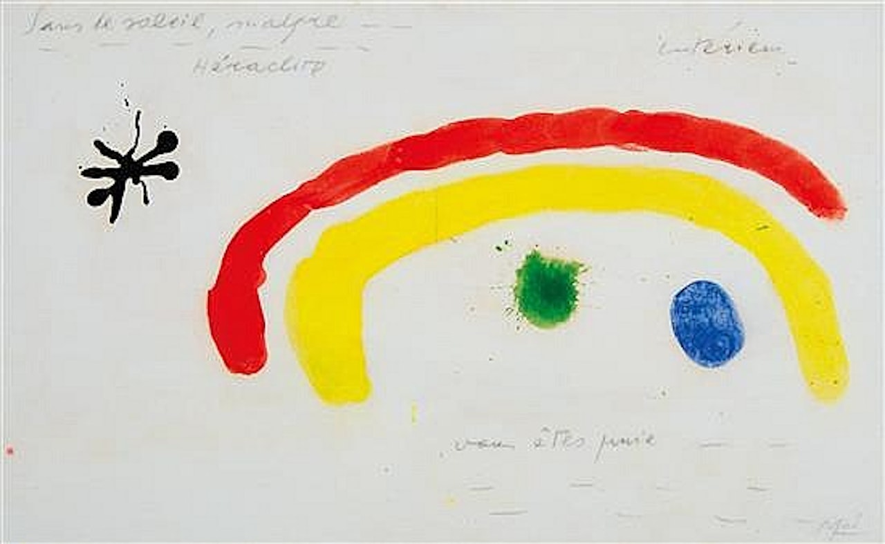 Sans le soleil, malgré les autres, il ferait nuit by Joan Miró