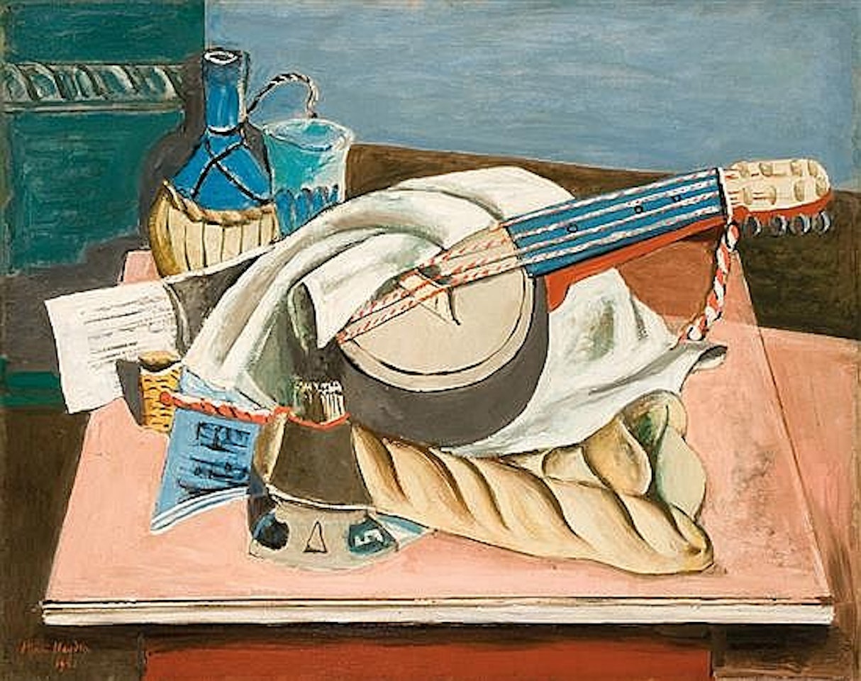 Nature morte avec mandoline by Henri Hayden