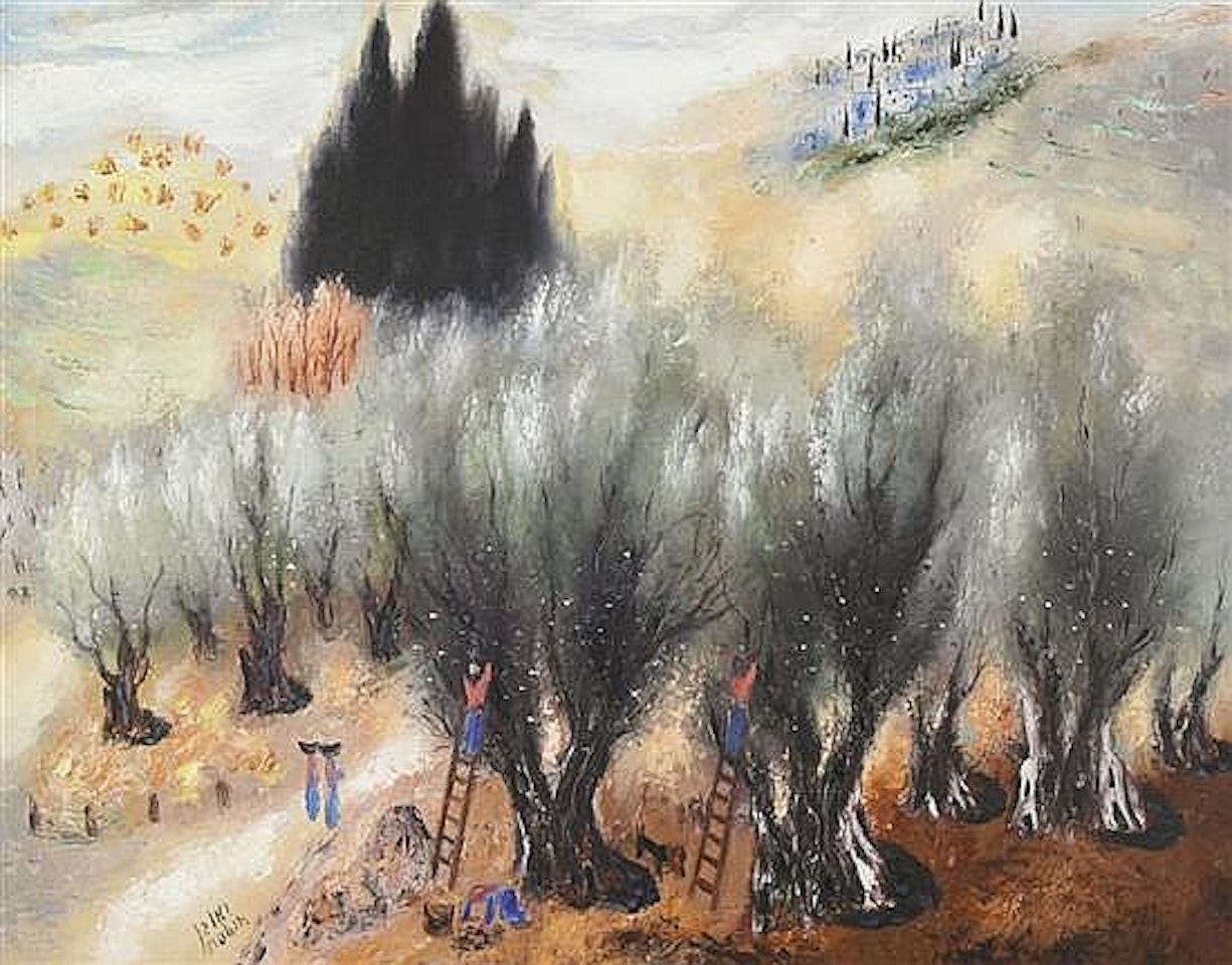 Les Oliviers by Reuven Rubin