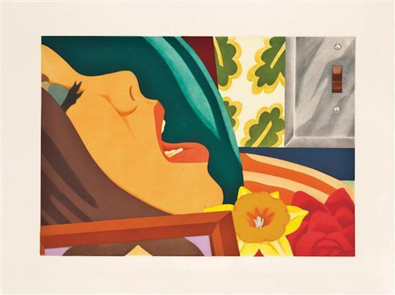 Bedroom face by Tom Wesselmann
