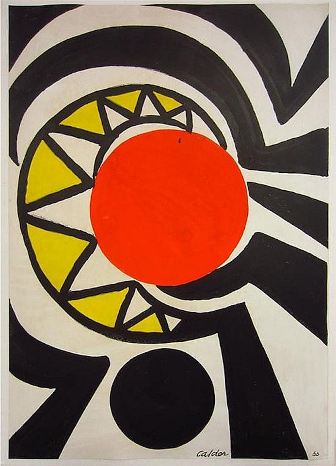 Red core by Alexander Calder