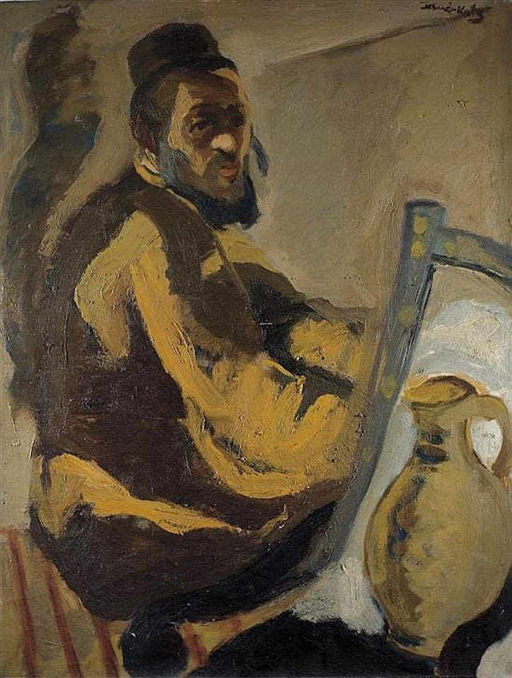 Chassid with Jar by Emmanuel Mané-Katz