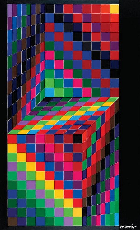 Tridim IV by Victor Vasarely