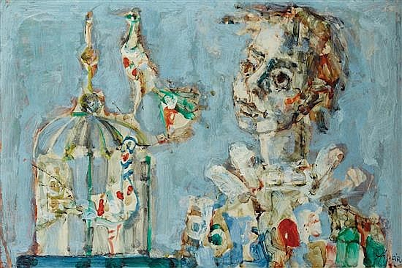 Pierrot א la colombe by Paul Aizpiri