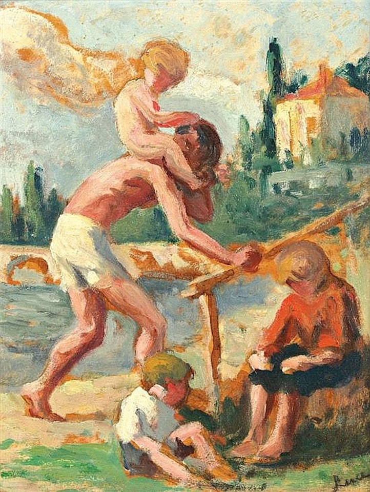 La baignade by Maximilien Luce