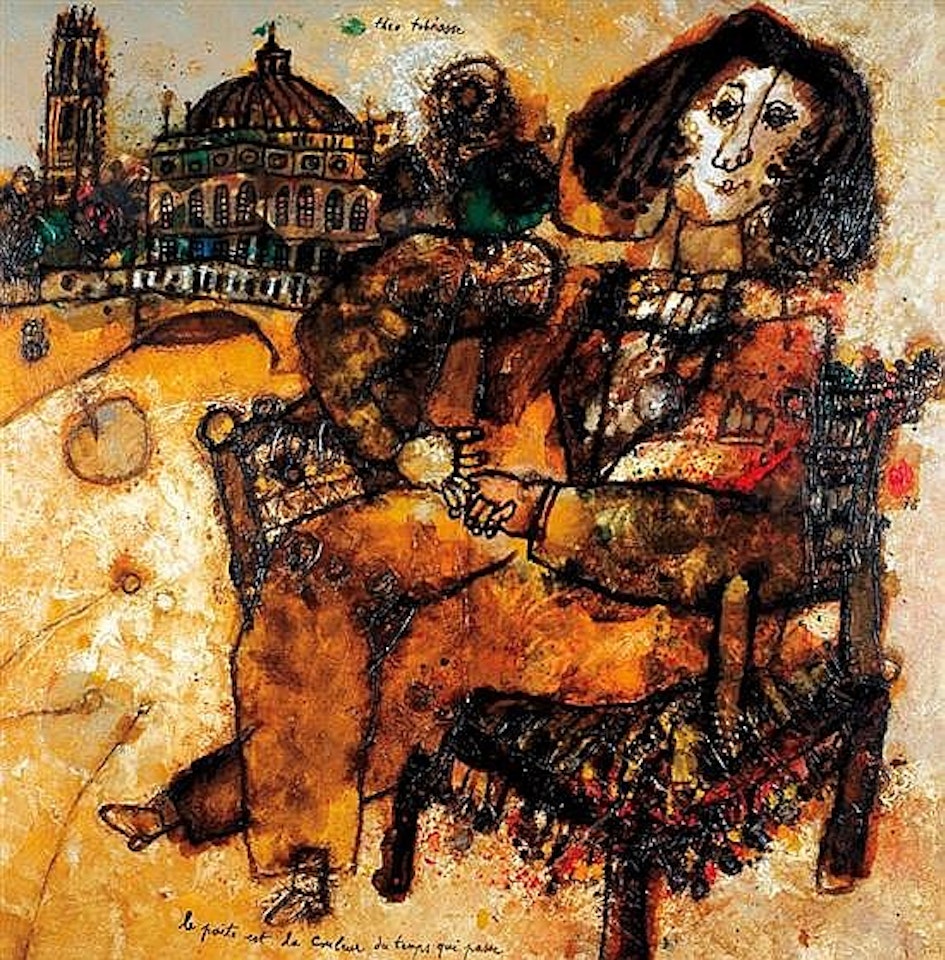 Le Poete est la couleur du temps qui passe by Théo Tobiasse