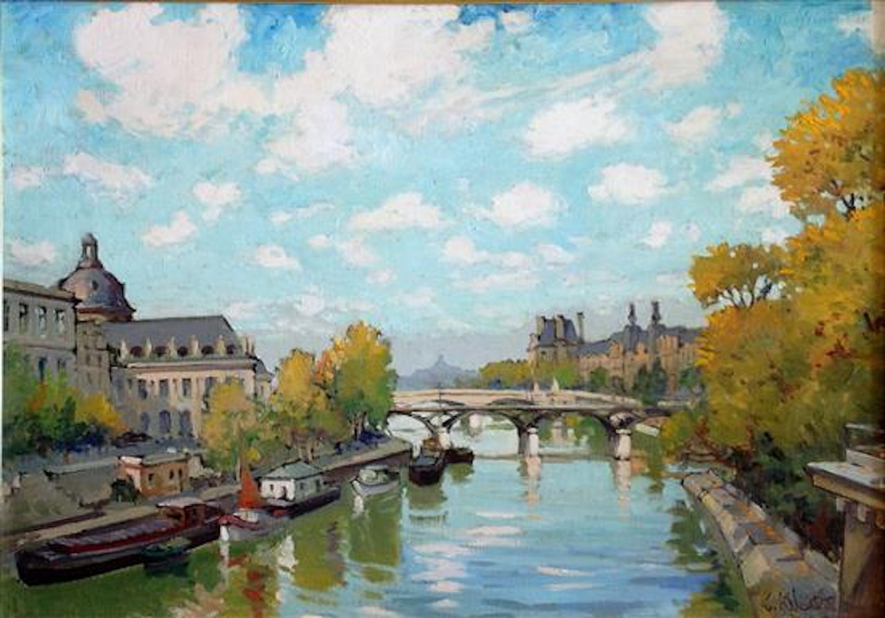 La Seine a Paris by Constantin Kluge