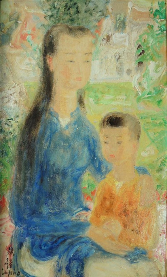 Mère et son enfant by Le Pho