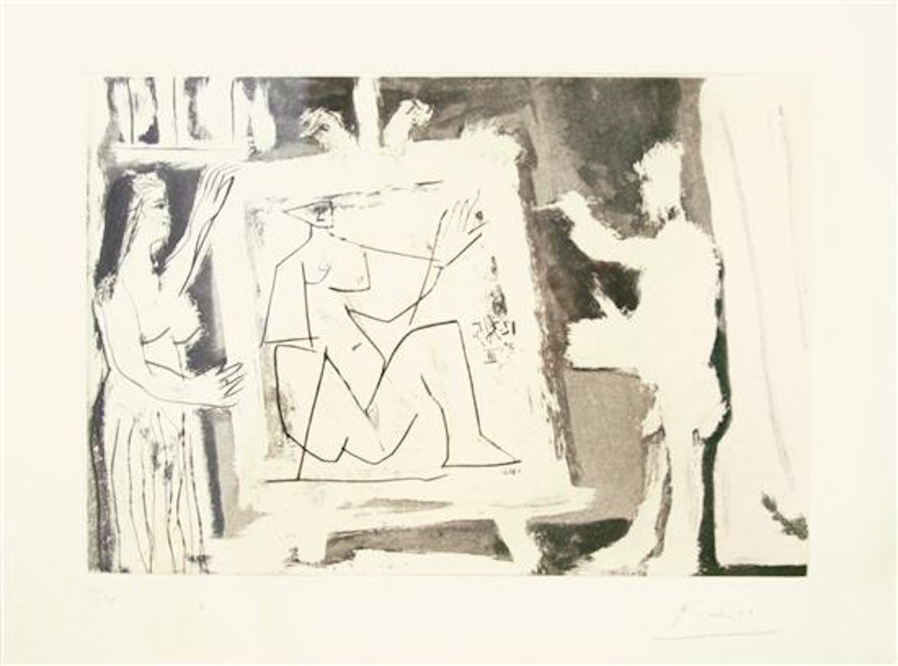 Dans l"atelier by Pablo Picasso