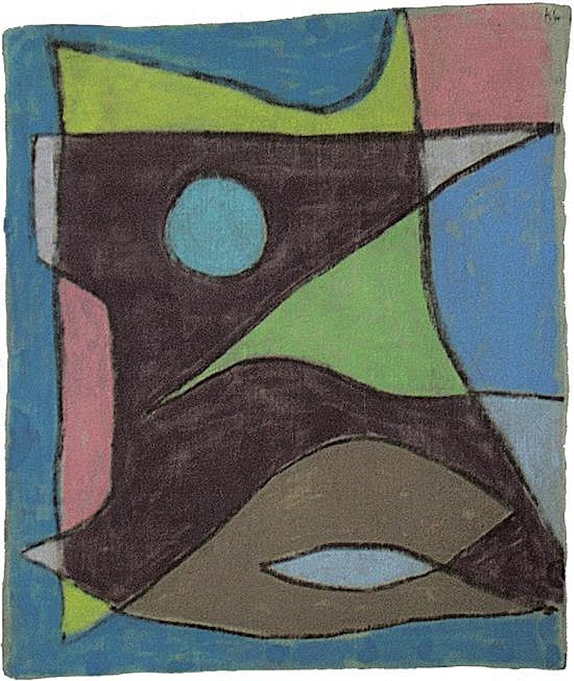 Maske Unterwasserfuhrer by Paul Klee