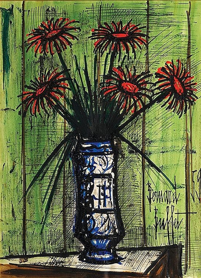 Bouquet de fleurs by Bernard Buffet