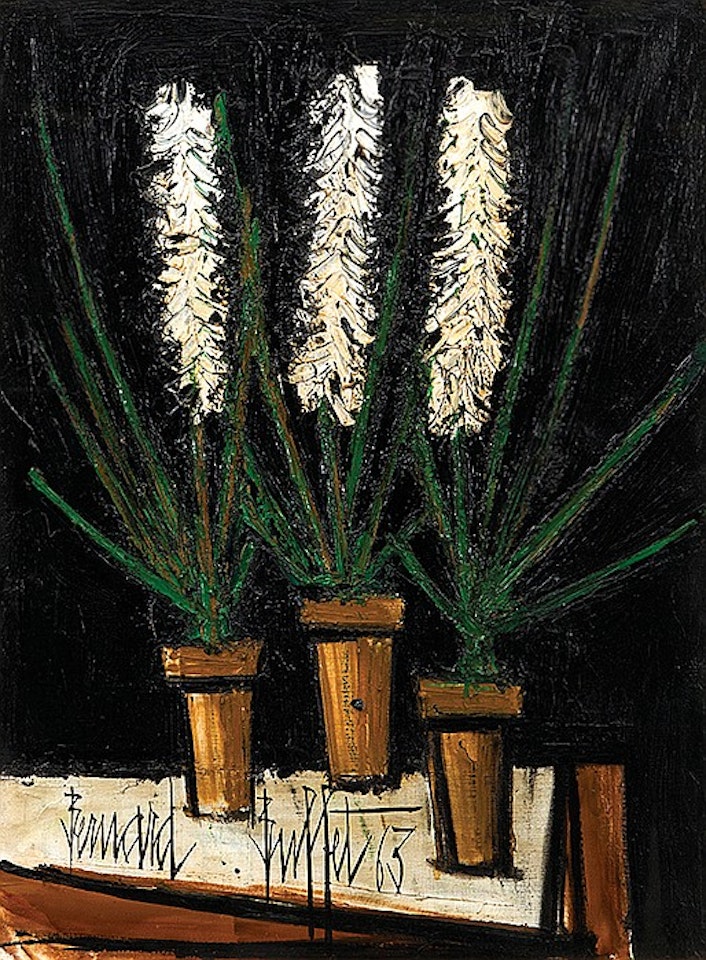 Jacinthes en pots by Bernard Buffet