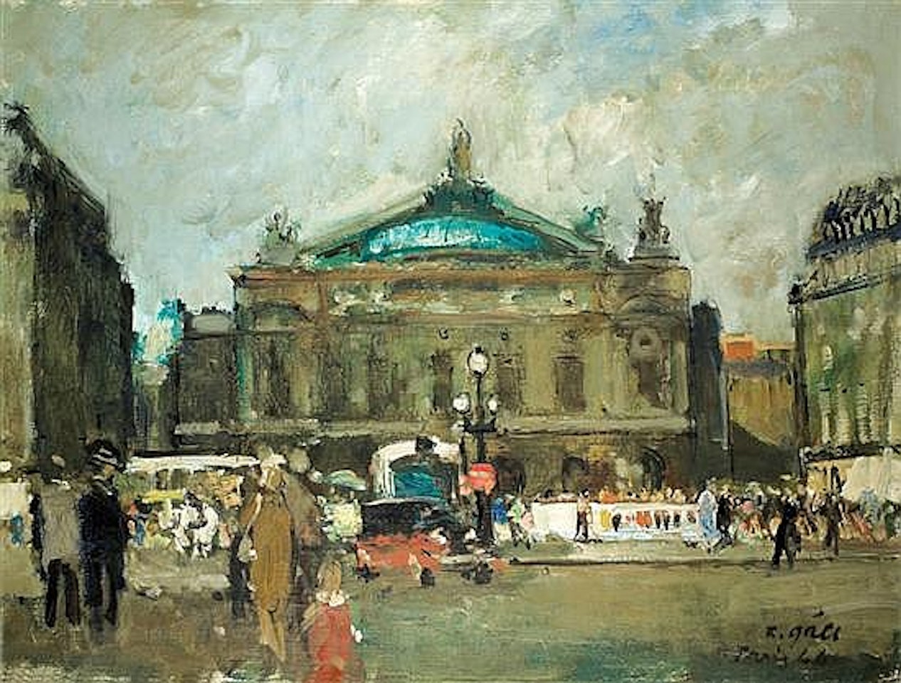 Place de l"opera by François Gall